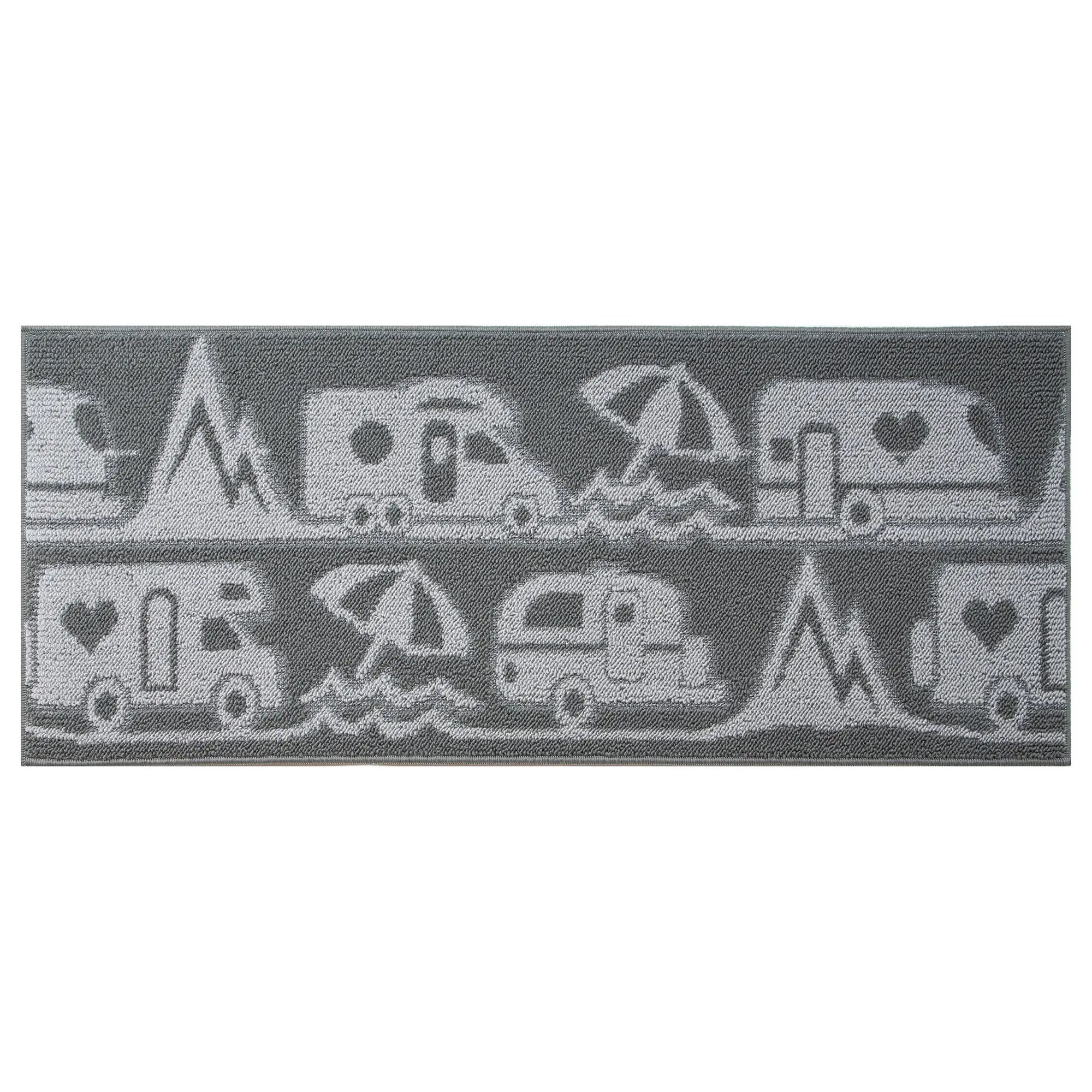 Teppich Master Camp, dunkelgrau
