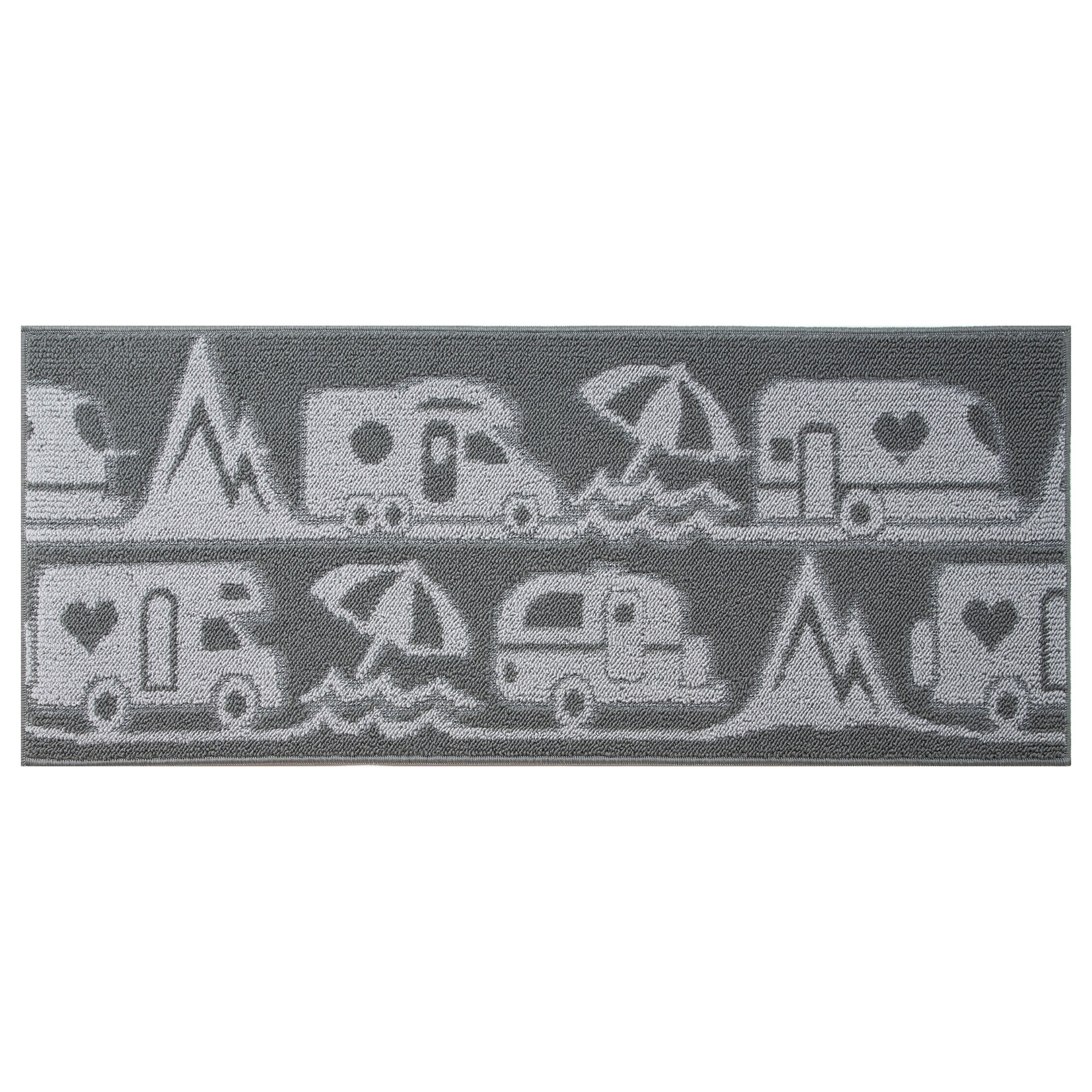 Teppich Master Camp, dunkelgrau