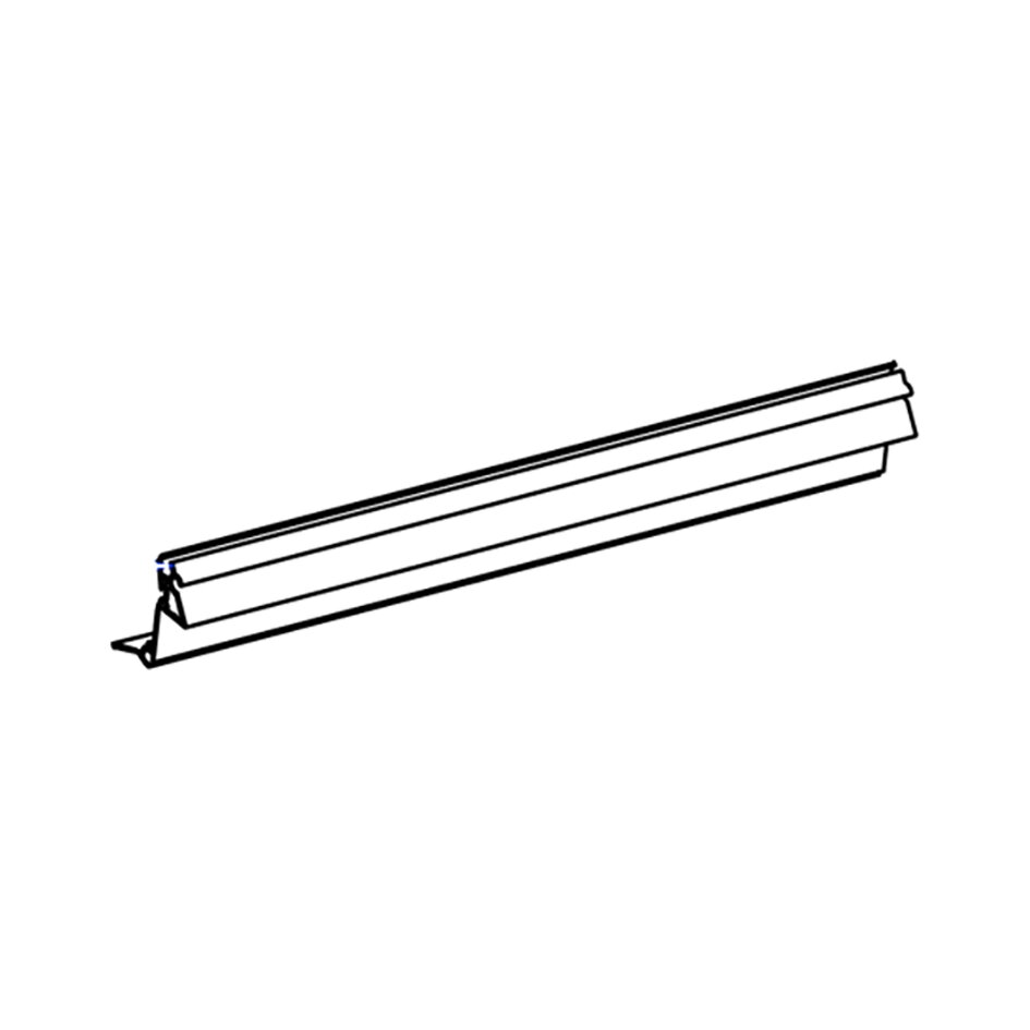 Front Profile, White, Length 4 m