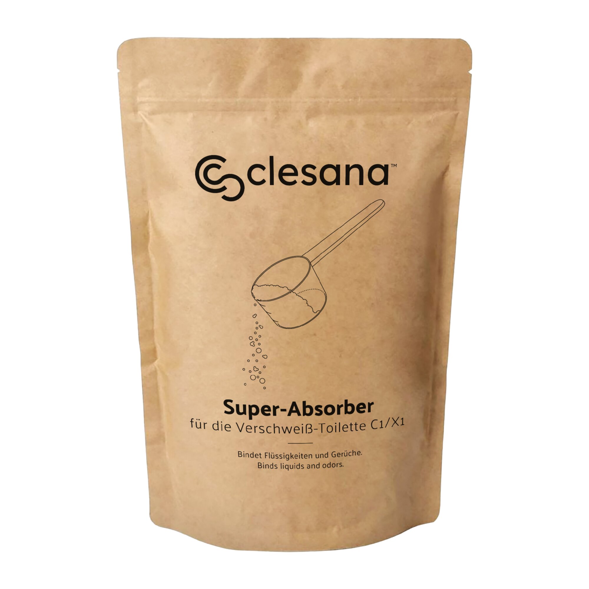 Super-Absorber Granulat 1 kg für Clesana C1/X1