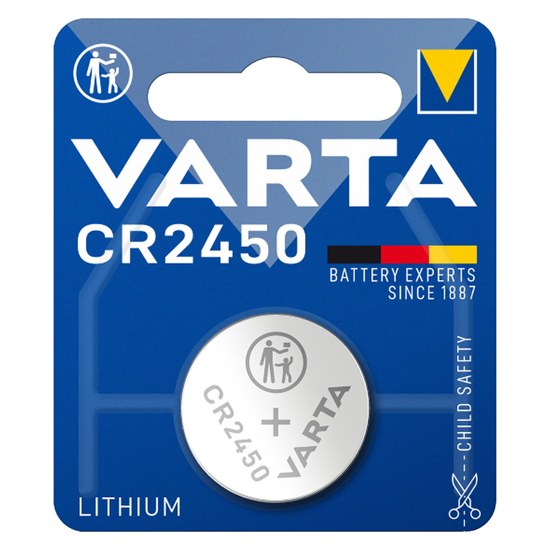 Hightech Lithium Button Cell, Lithium Coin CR2450