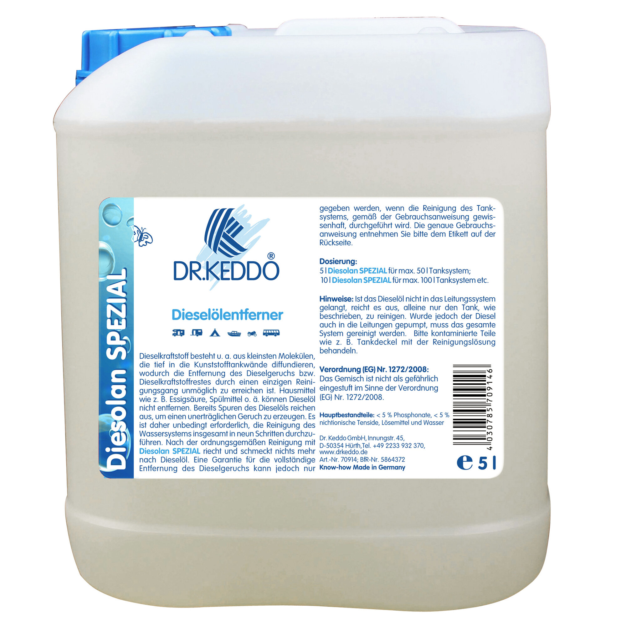 Dieselölentferner Diesolan SPEZIAL 5 Liter