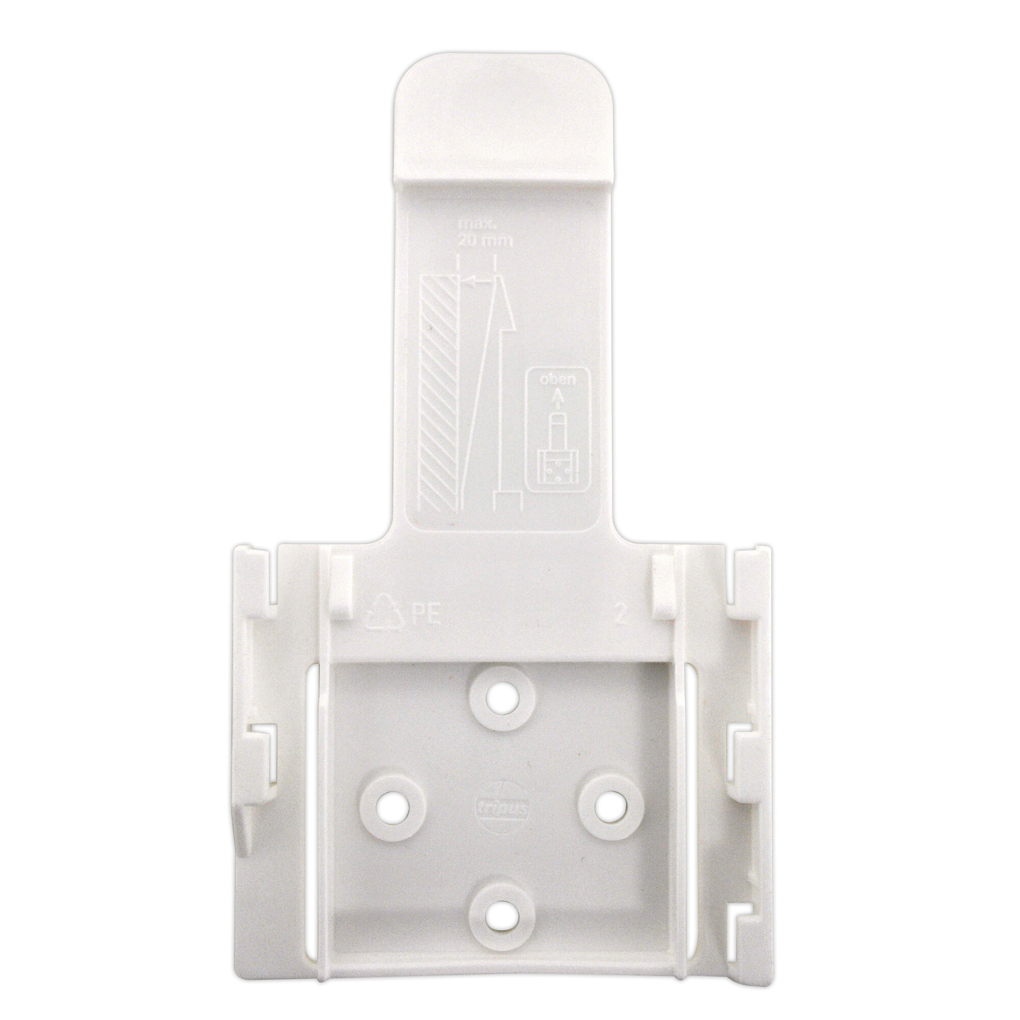 Wheel Chock Holder, white