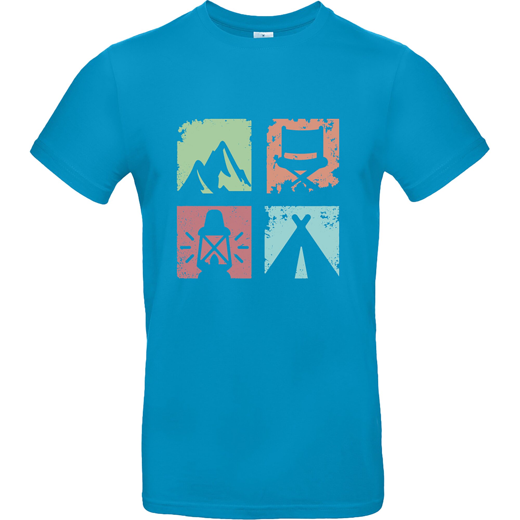 T-Shirt Vanlife 1, Hawaiian Blue, Size XL