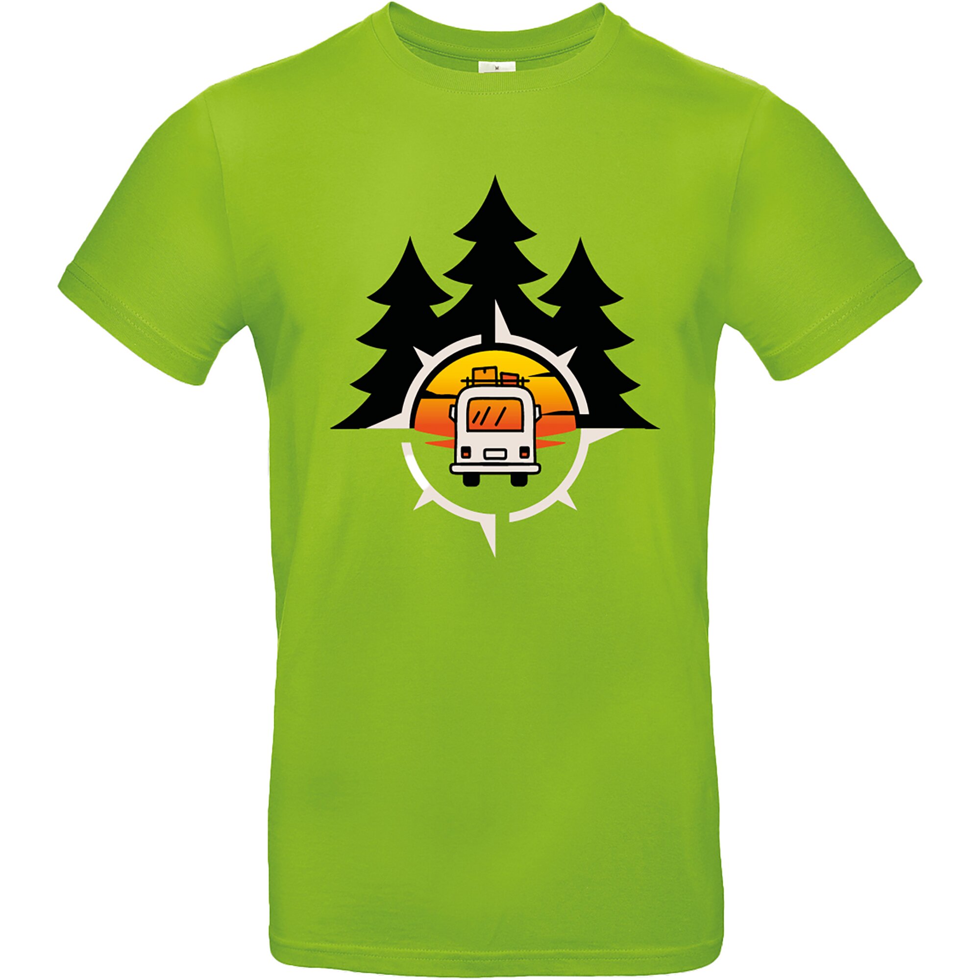 T-Shirt Vanlife 2, Apple Green, Size M