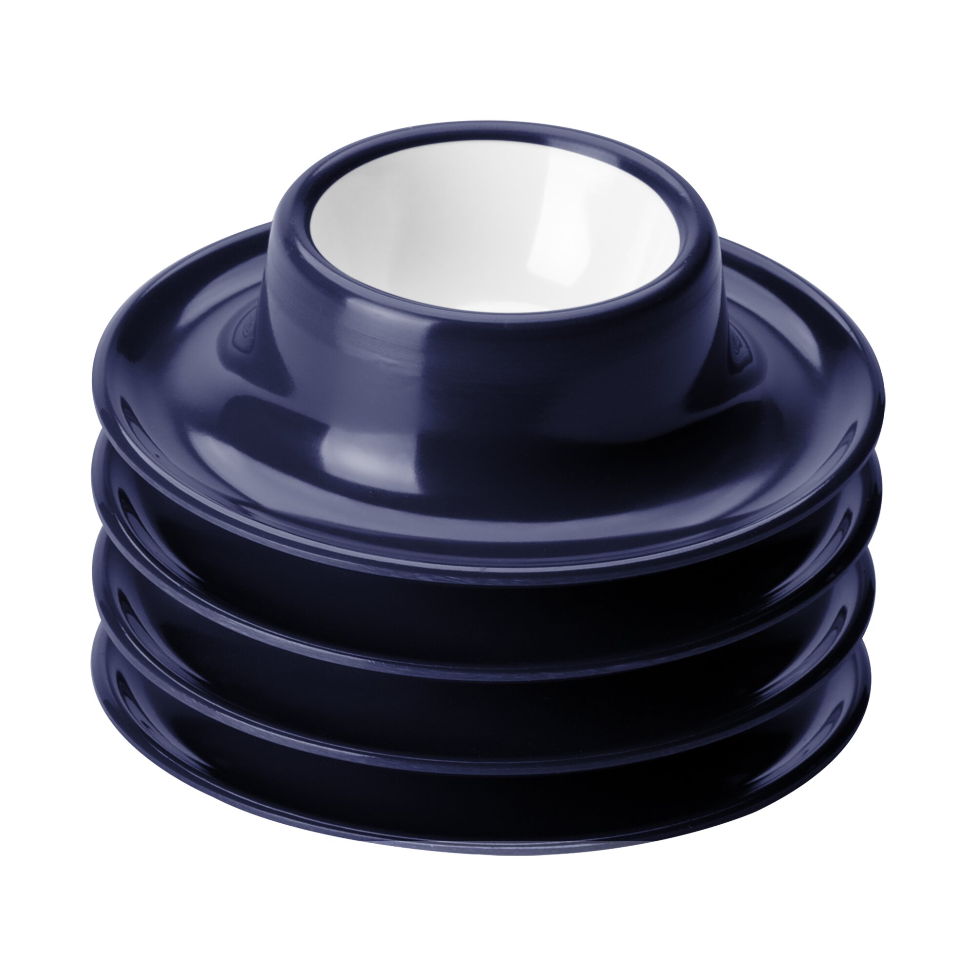 Egg Cups Solid Line, blue