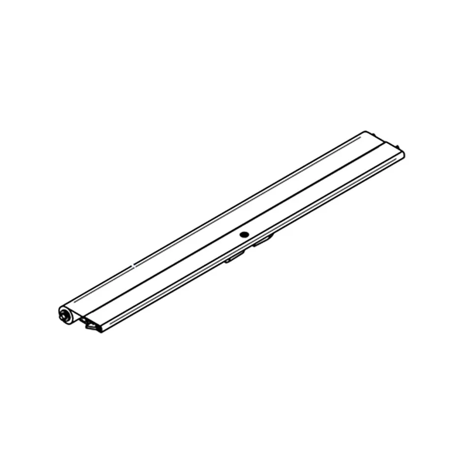 Verdunkelungs-Rollo Thule Vent ab Baujahr 2005 in länglicher Bauform mit sichtbarer Rollmechanik und Führungsschiene