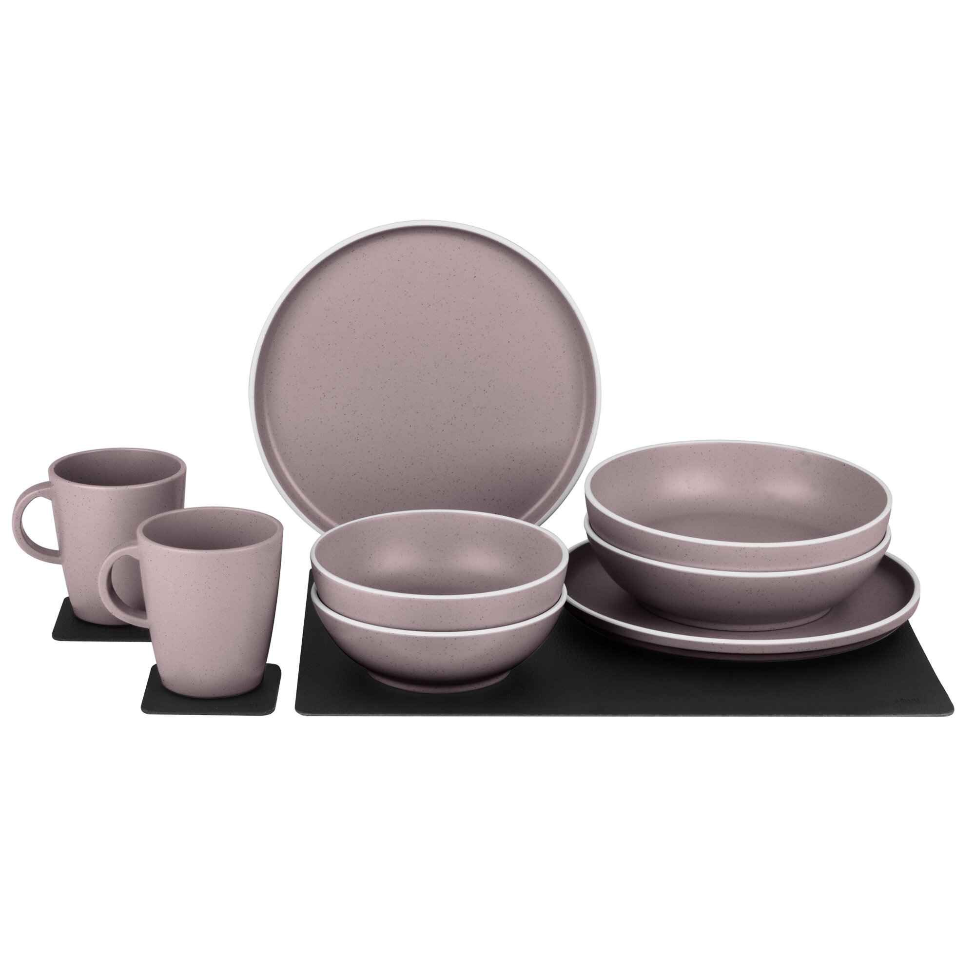 Tableware Set Dolomit Magnetic, blackberry