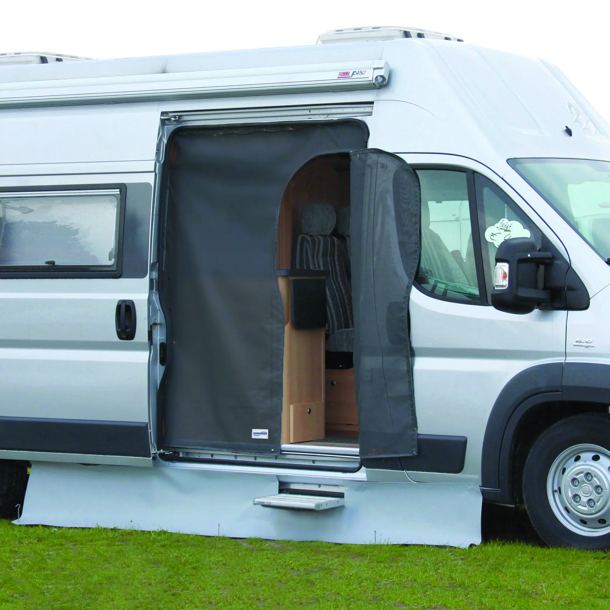 Insektenschutzvorhang Fiat Ducato, H1 – Normaldach, Schiebetür