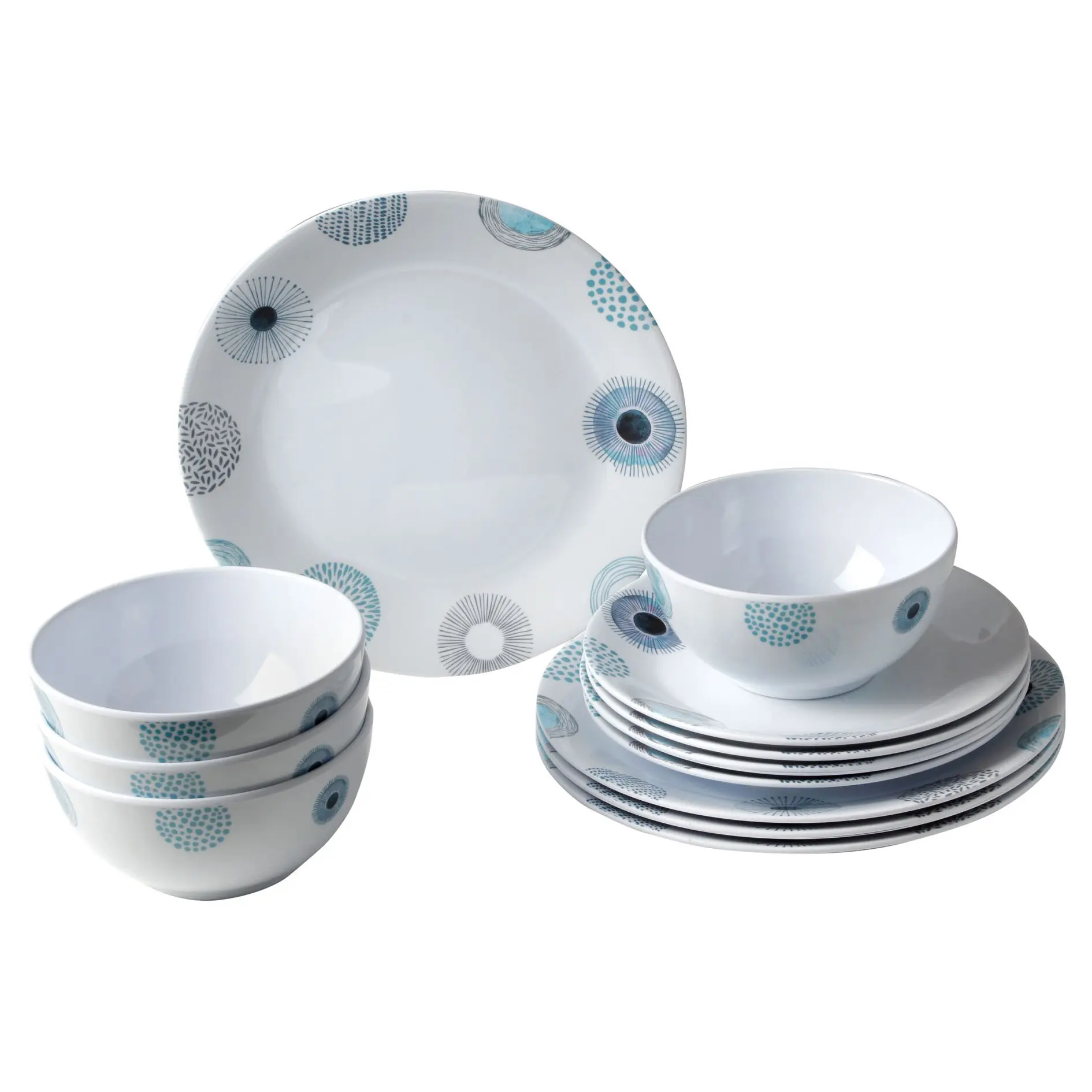 Tableware Set Deep Sea, 12 Pcs.