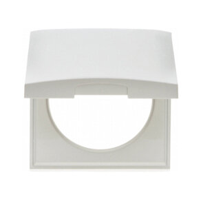 Hinged Lid, white, self-service