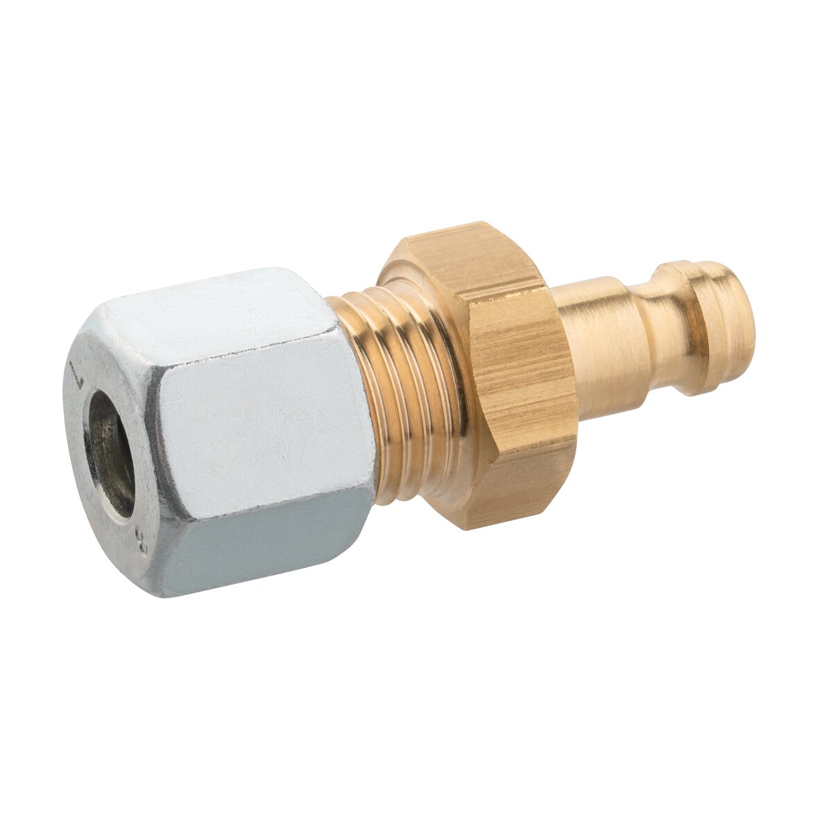 Stecknippel für Steckkupplung SKU-QR, RVS 8