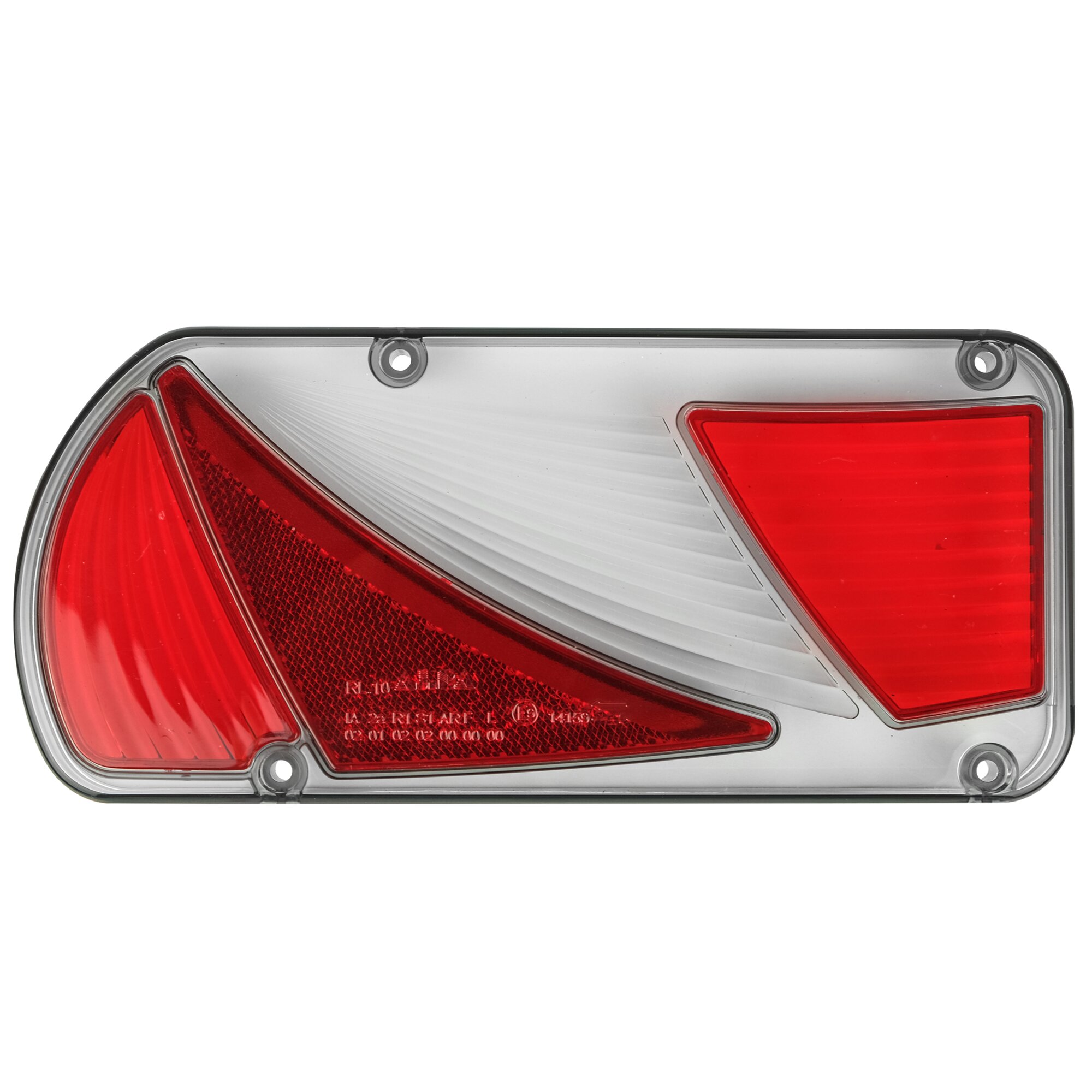 Lens Cover without Number Plate Light for Tow Bar Carrier, left-hand