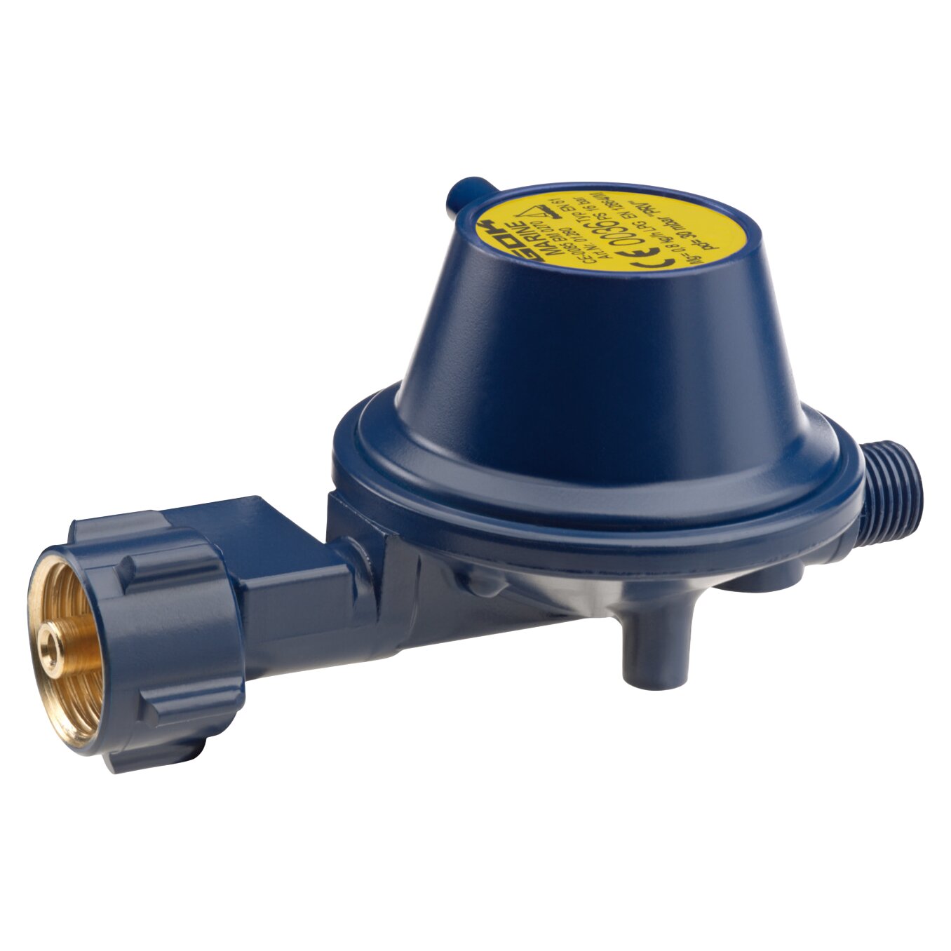 GOK Gasregler 0,8 kg/h KLF x G1/4LH-KN PRV Marine