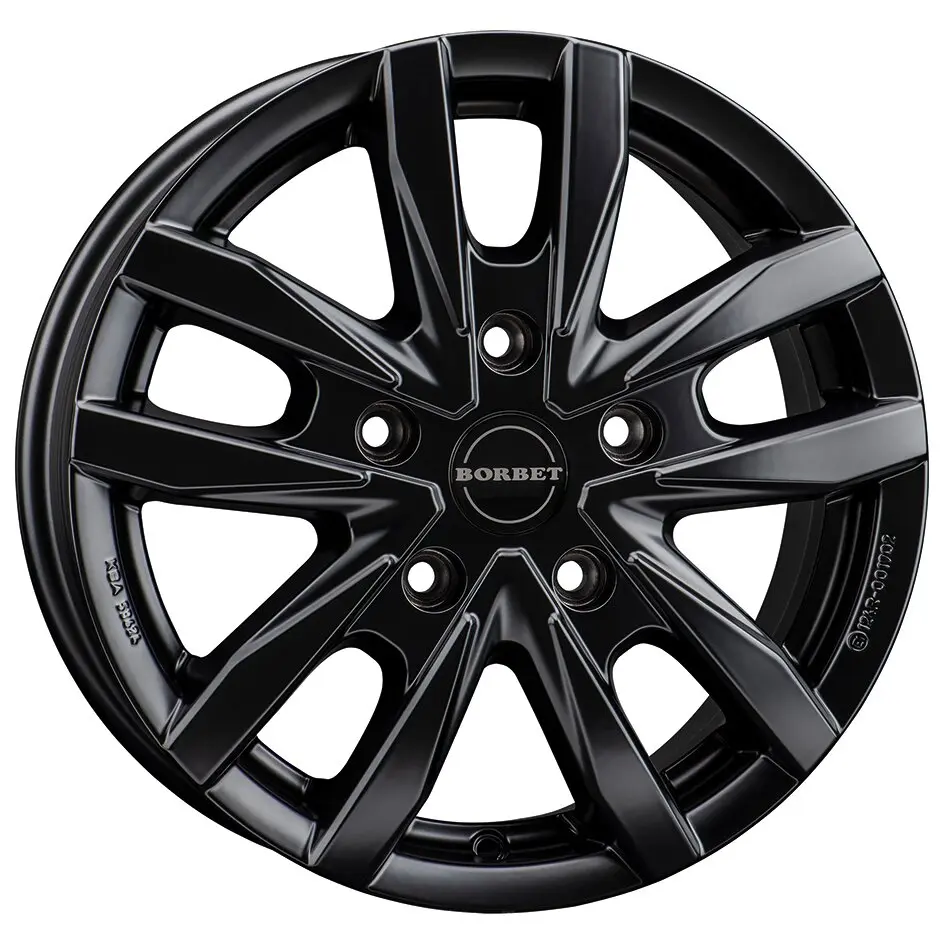 Aluminiumfelge CW5 für Fiat Ducato, 1400 kg, black matt, 6 x 16"