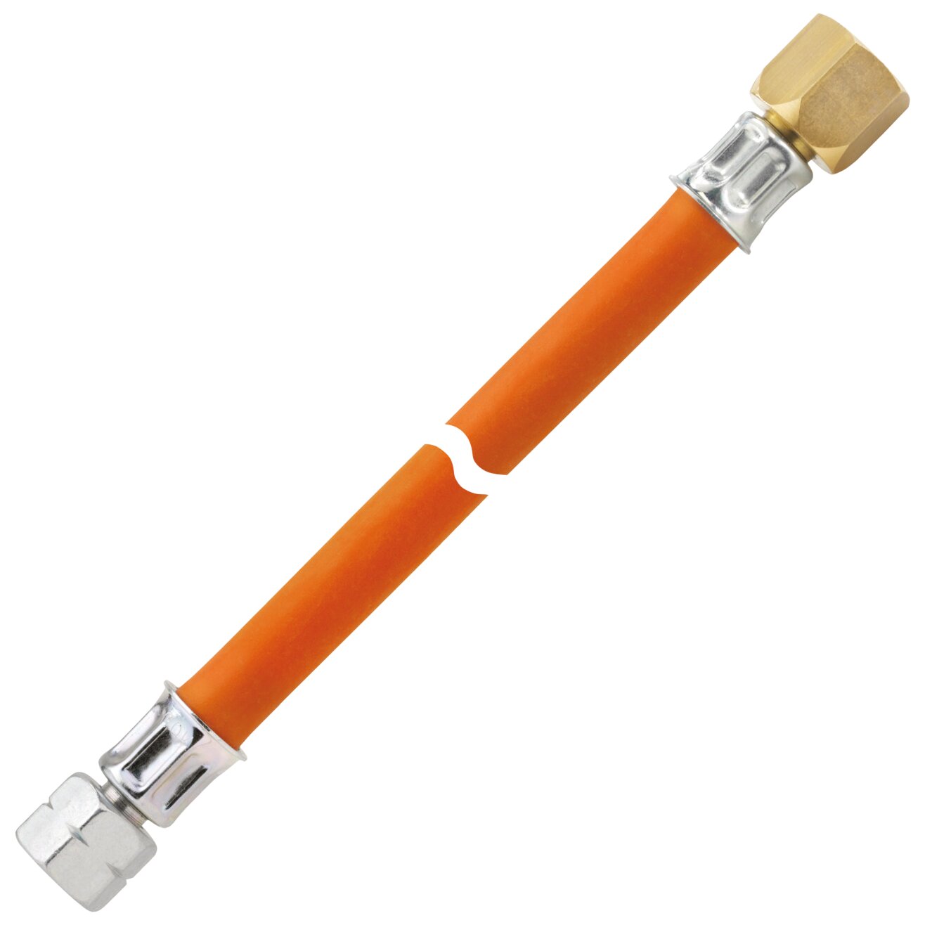 GOK Gas-Mitteldruckschlauchleitung 10 bar G 1/4 LH-ÜM x 5/8UNF ÜM x 1000