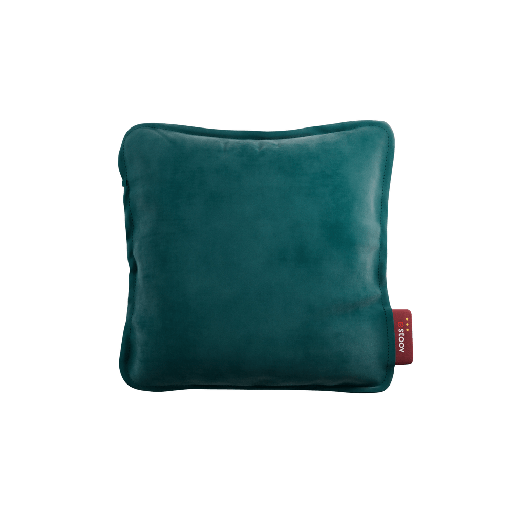 Wärmekissen Ploov³ Velvet - 45 x 45 CM, dunkelgrün