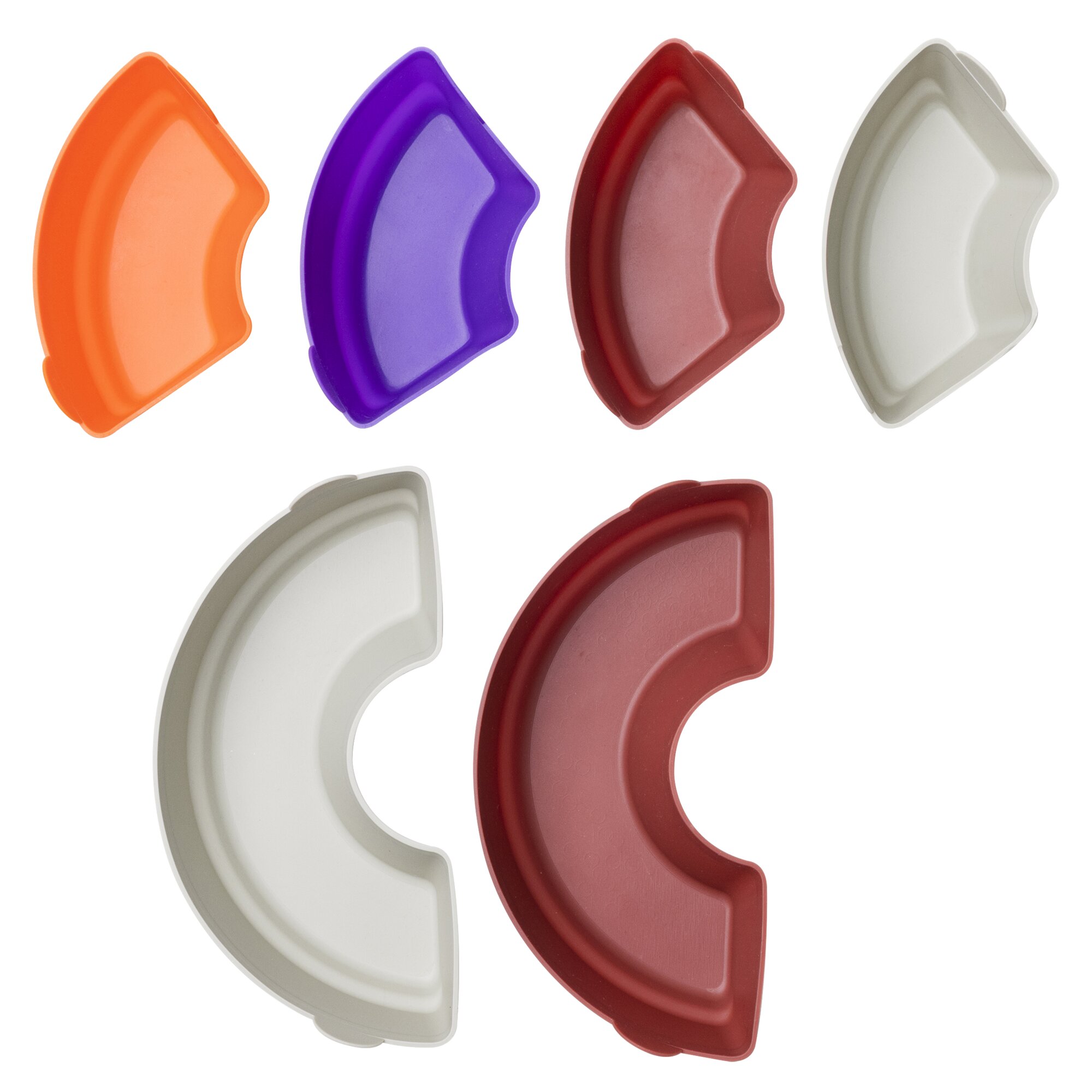 Set with 6 Silicone Moulds