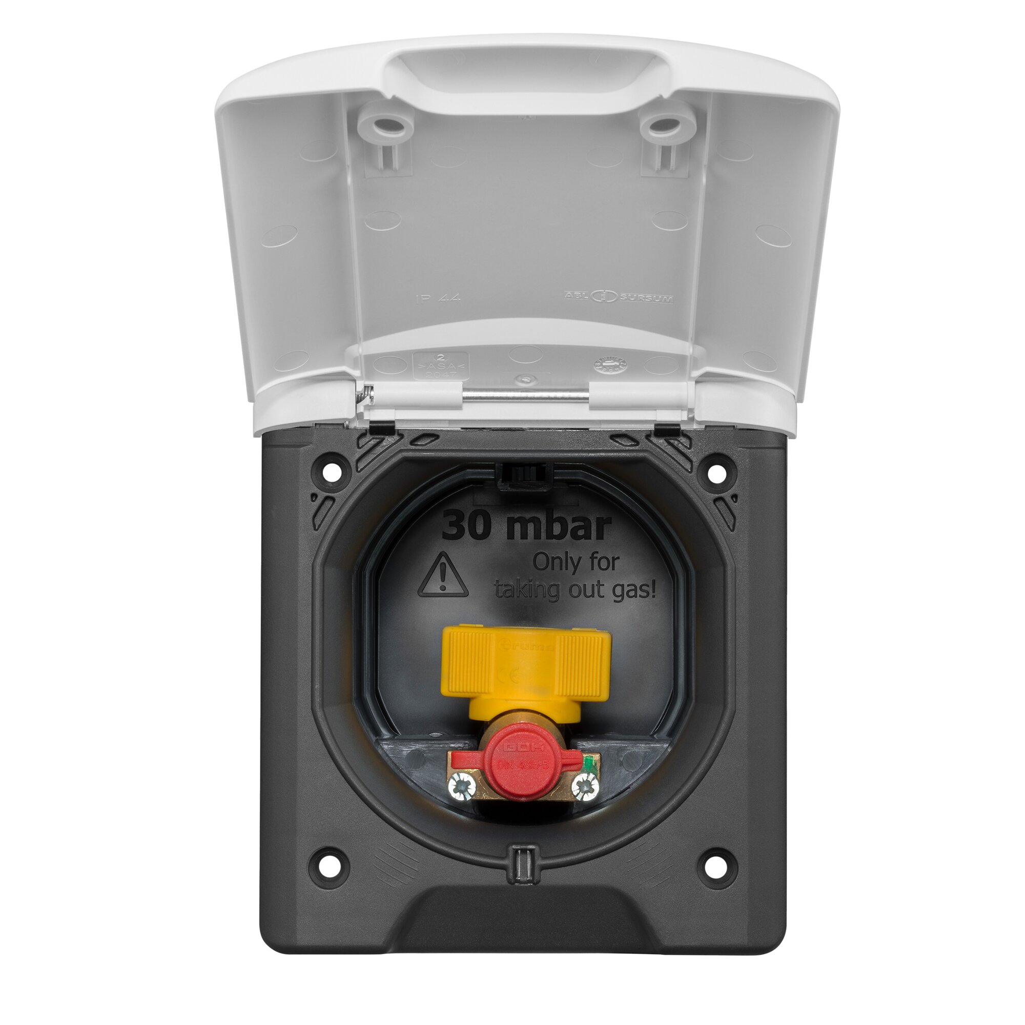 Exterior Socket Gas, pure white