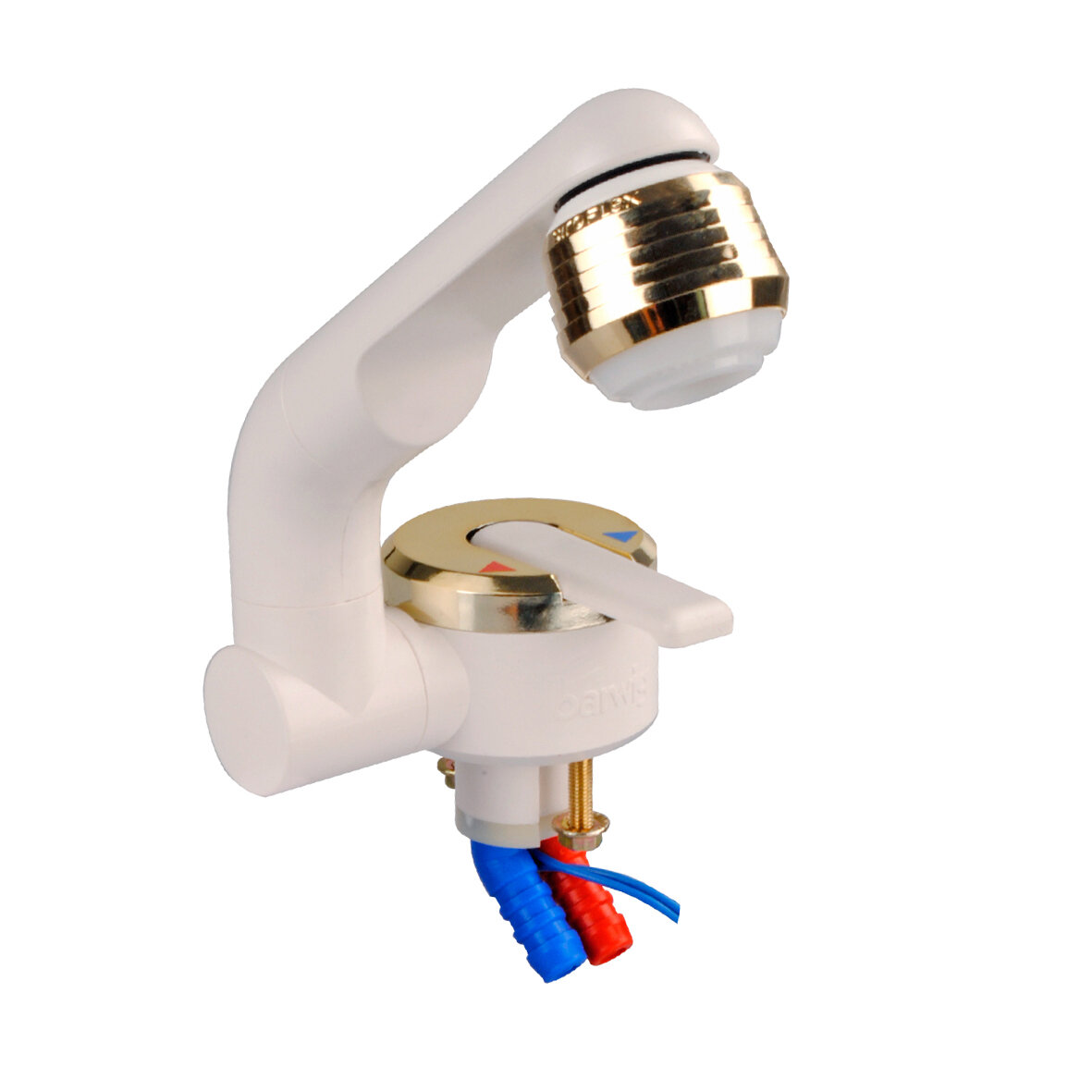Single-Lever Mixer Tap Perfect SLM, white, self-service