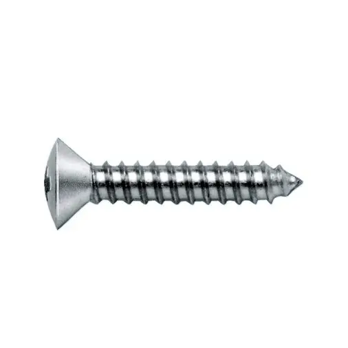 Raised Countersunk-Head Tapping Screw Form C with Cross Recess H, 4.2 x 16