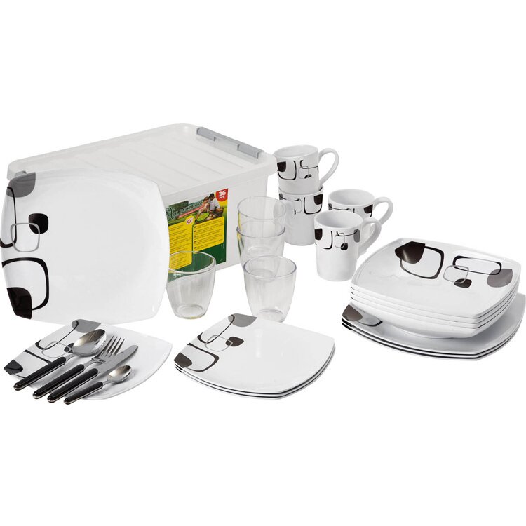 Brunner Geschirrset Enigma, 36-teilig