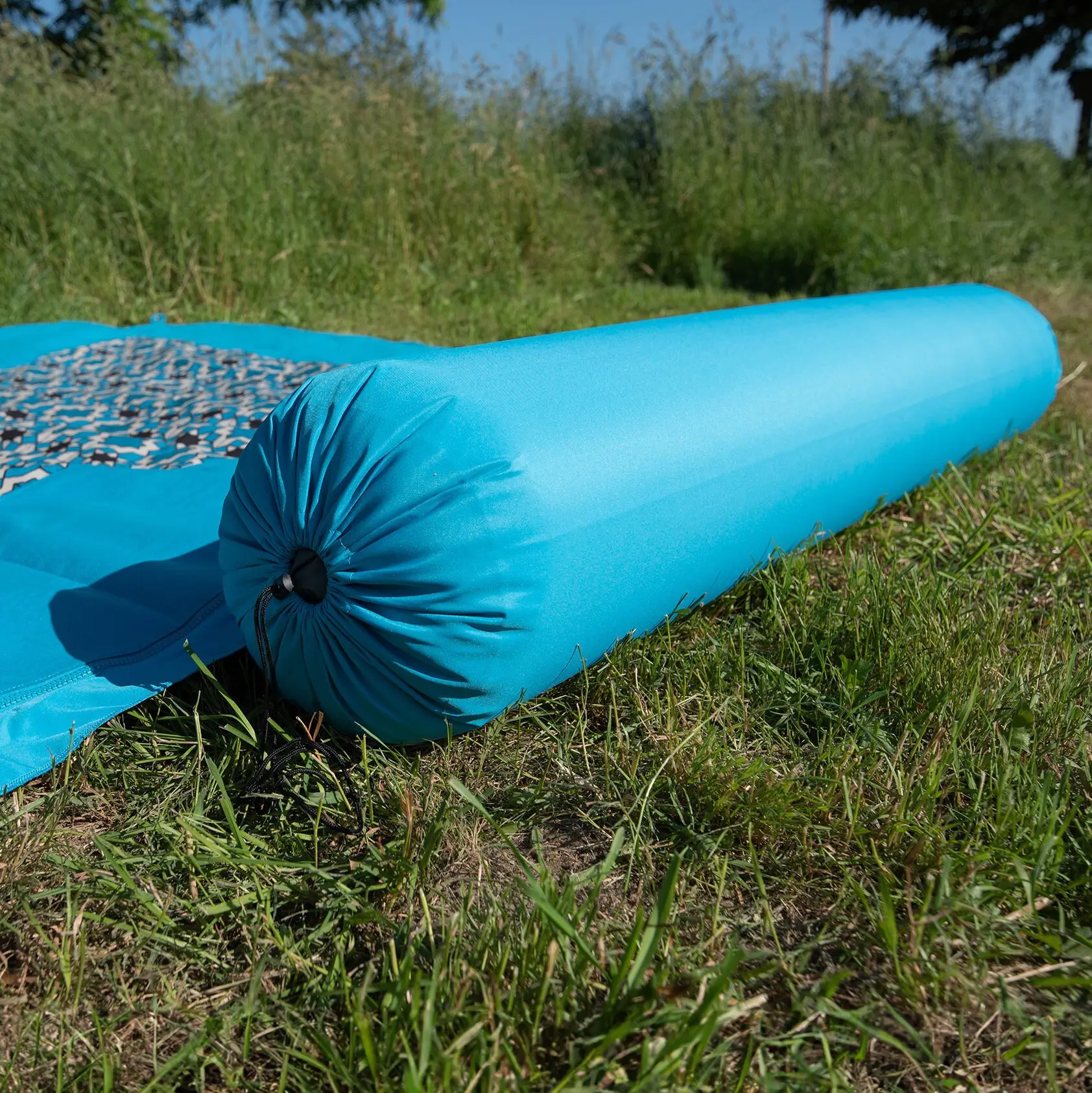 Kissenrolle „Zip XL Lounger“, türkis