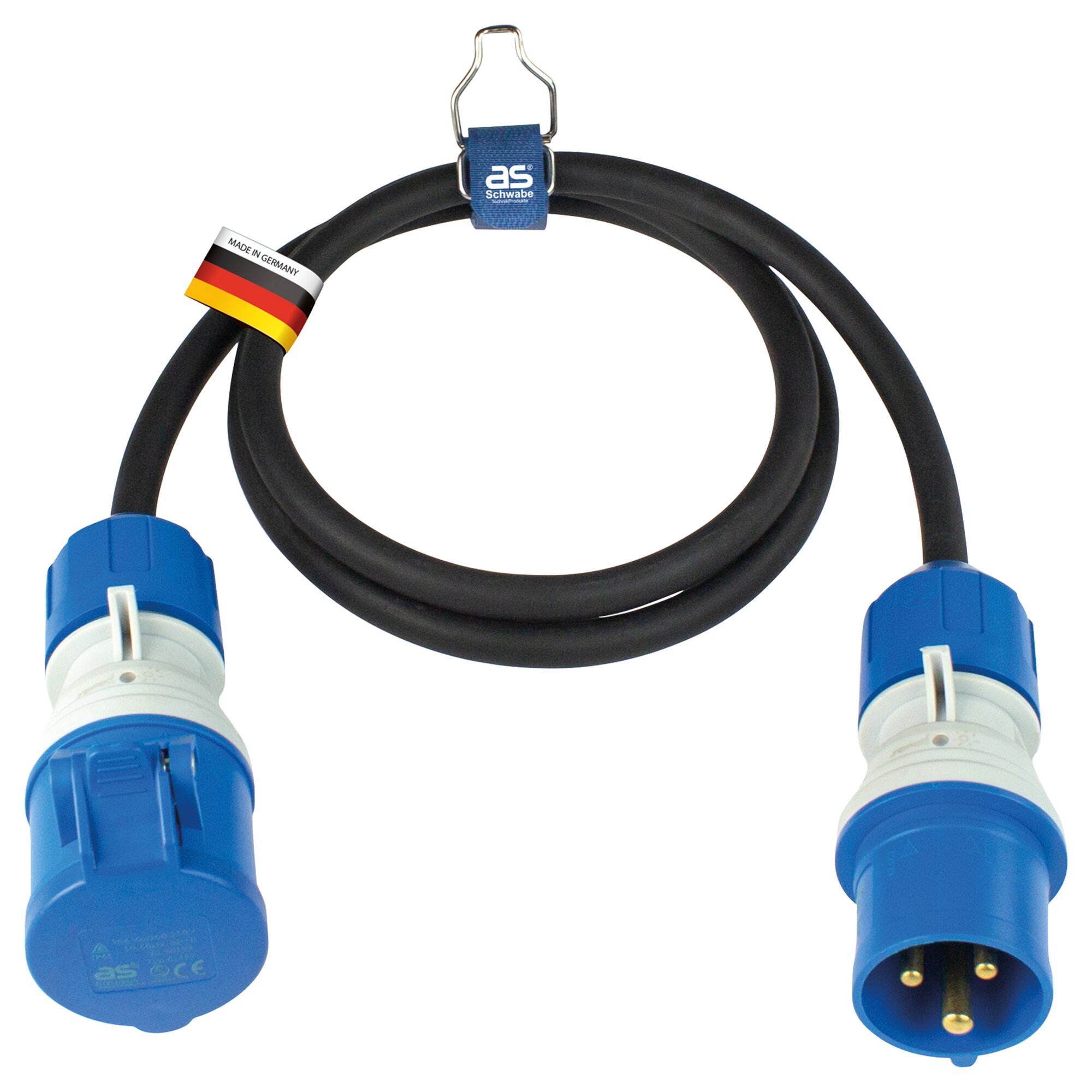 AS Schwabe CEE Verlängerung, 1,5 m schwarz
