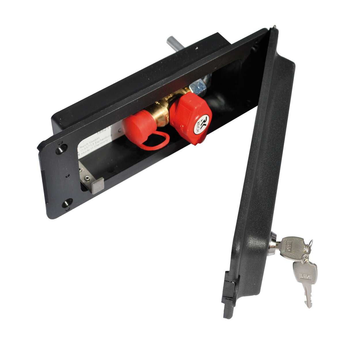 Outdoor Socket Gas with Lock, black