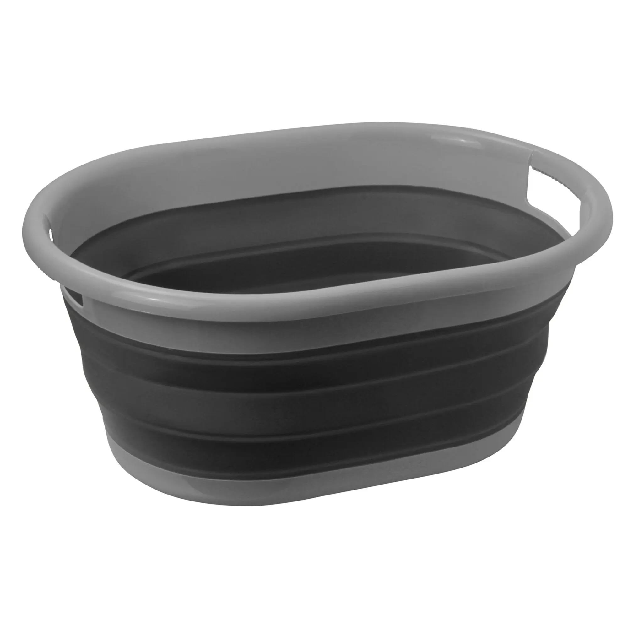 Faltbare Waschschüssel Lotus, grau