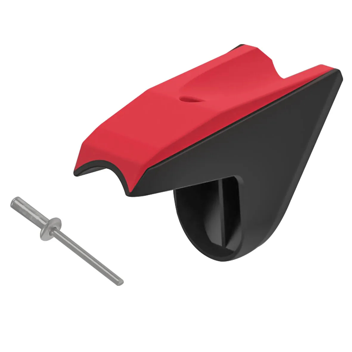 Bull Shock Absorber Pro Dämpfer-Set in Rot und Schwarz mit separatem silberfarbenem Befestigungsstift