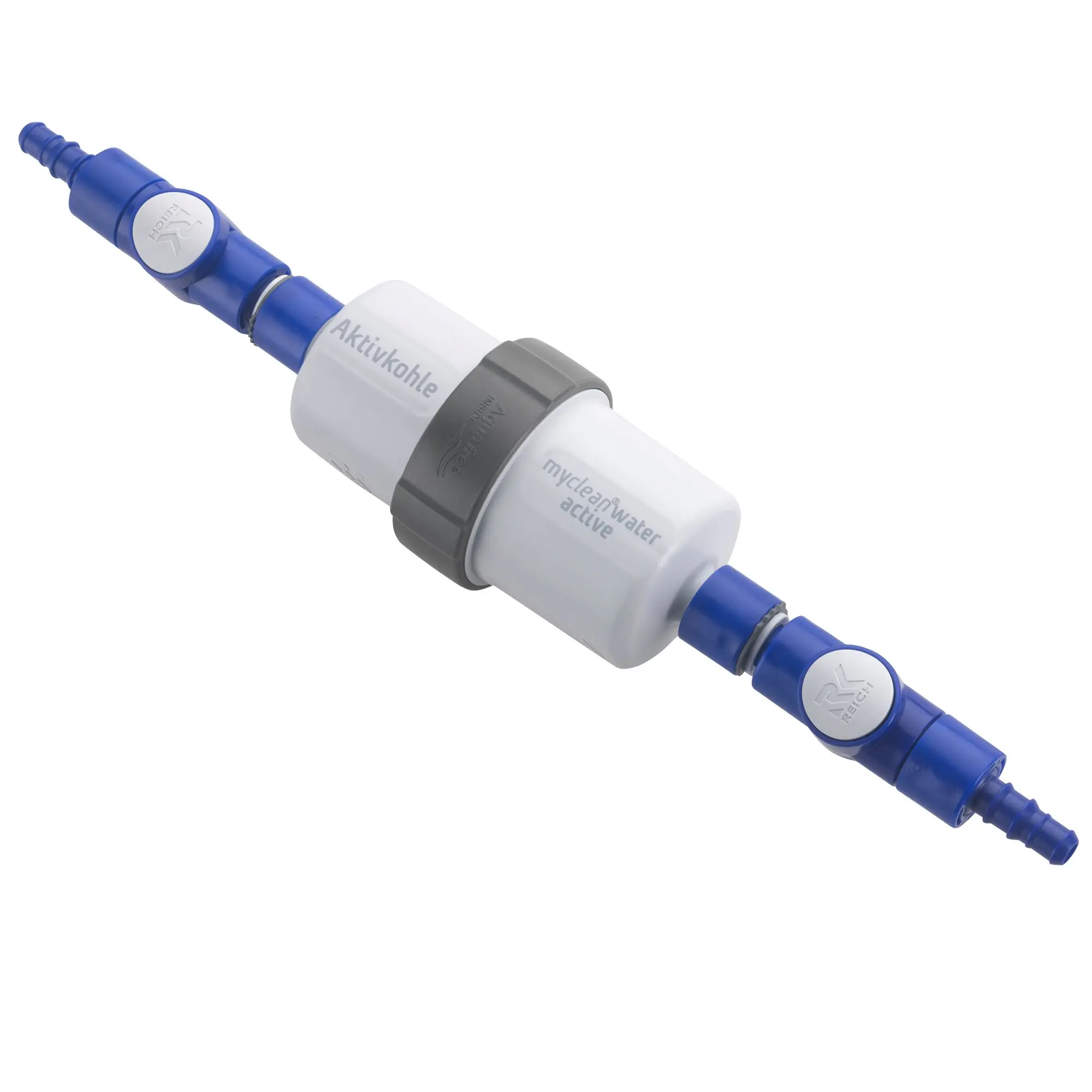 Wasserfilter Einbauset myclean®water active Schlauch, gerade