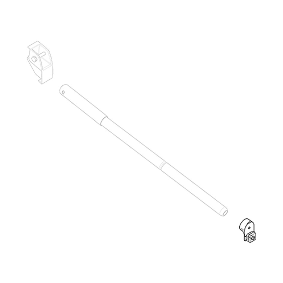 Tension Rafter Catcher Front, Awning Length 4 – 4.5 m