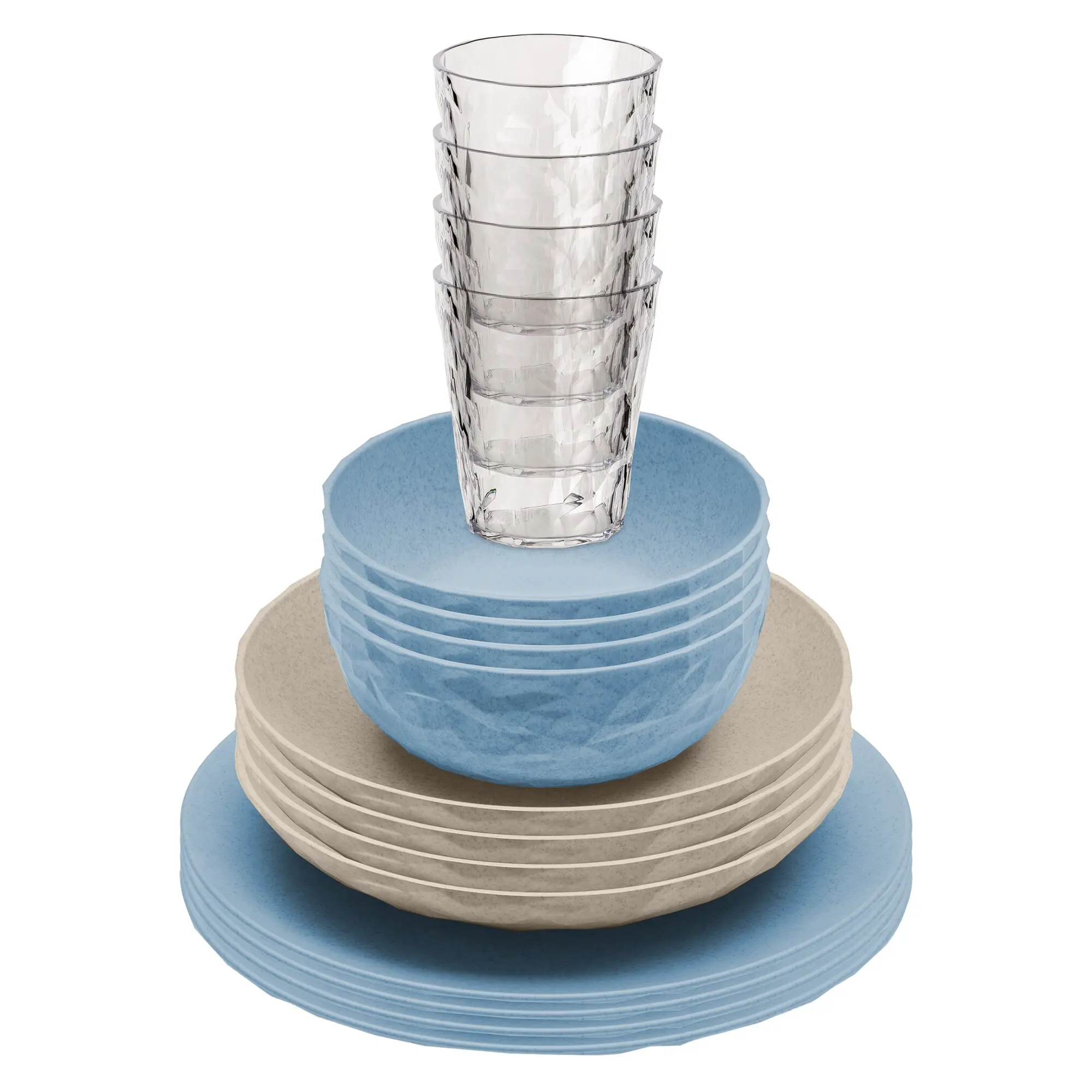 Geschirrset CLUB GÖTEBORG, blau