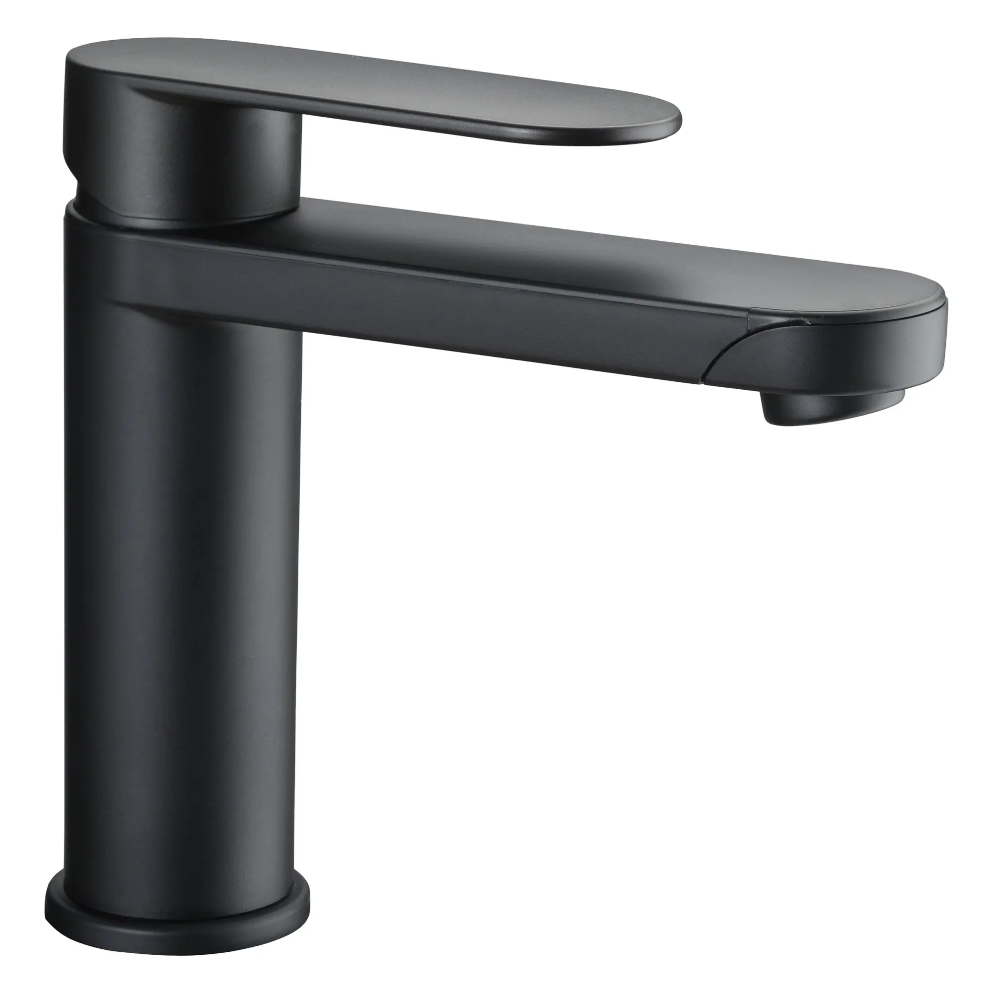 Einhebelmischer Linnea niedrige kurze Ausführung, schwarz matt