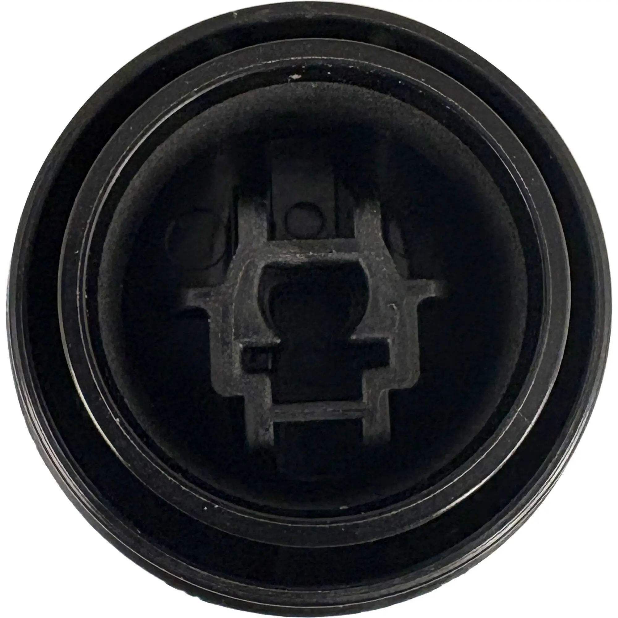 Bedienknopf mit Blinkerwelle 6mm Schwarz 25x14mm