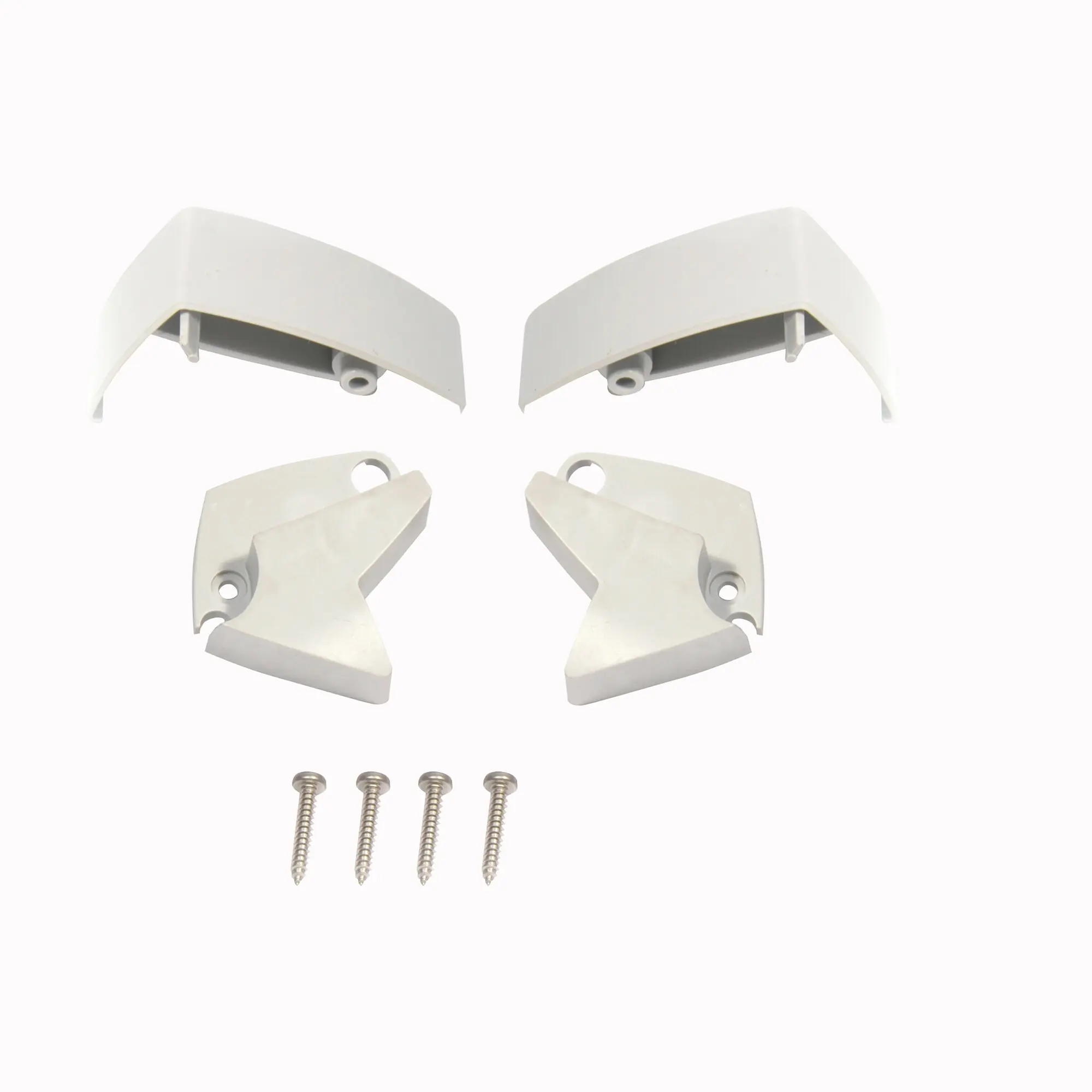 Frontblendenendkappen, Satz links und rechts für TO 5102, grau