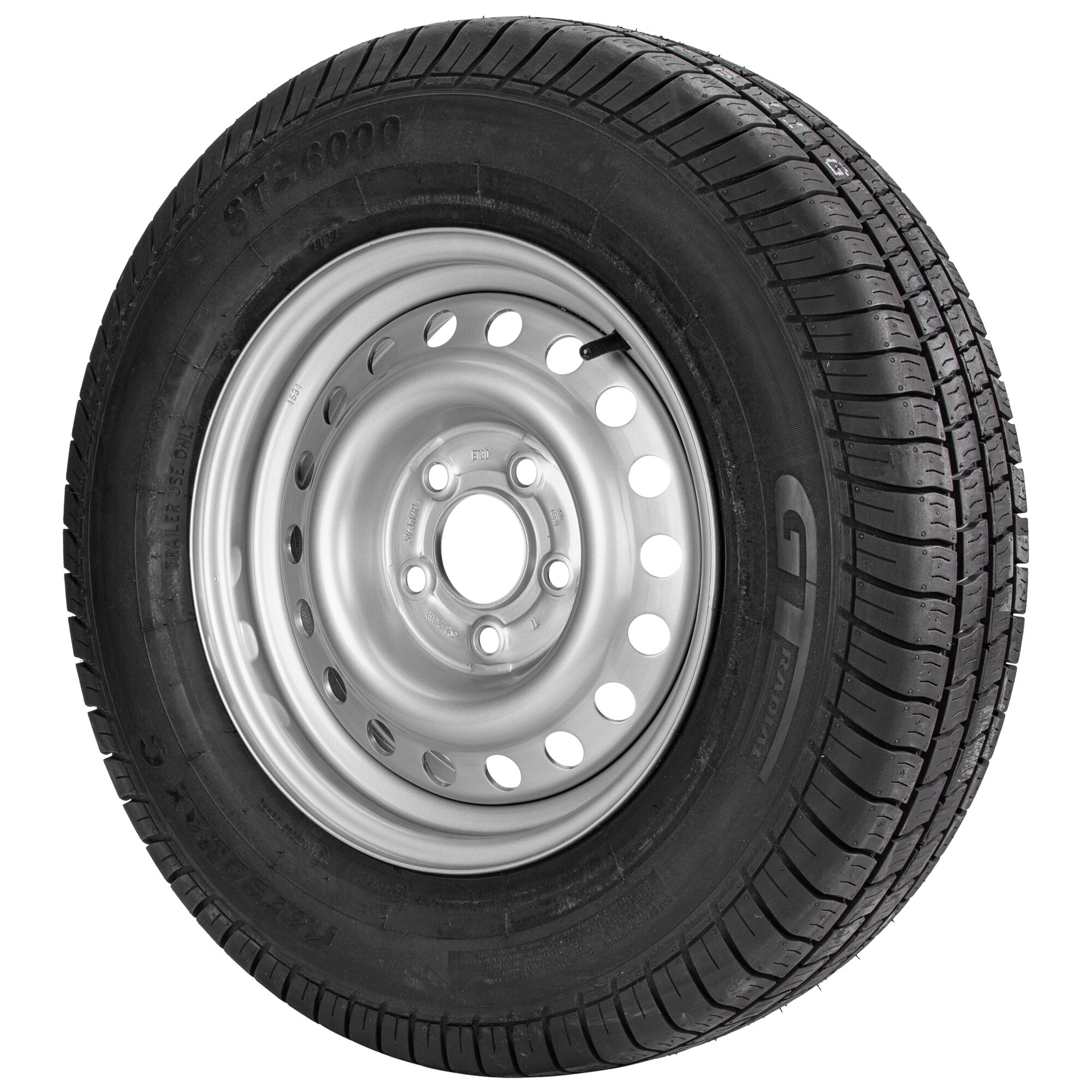 Reserverad für Wohnwagen, Mutter: ∆ - LZ 5, 185 R14 C 8PR (5 ½ J x 14)