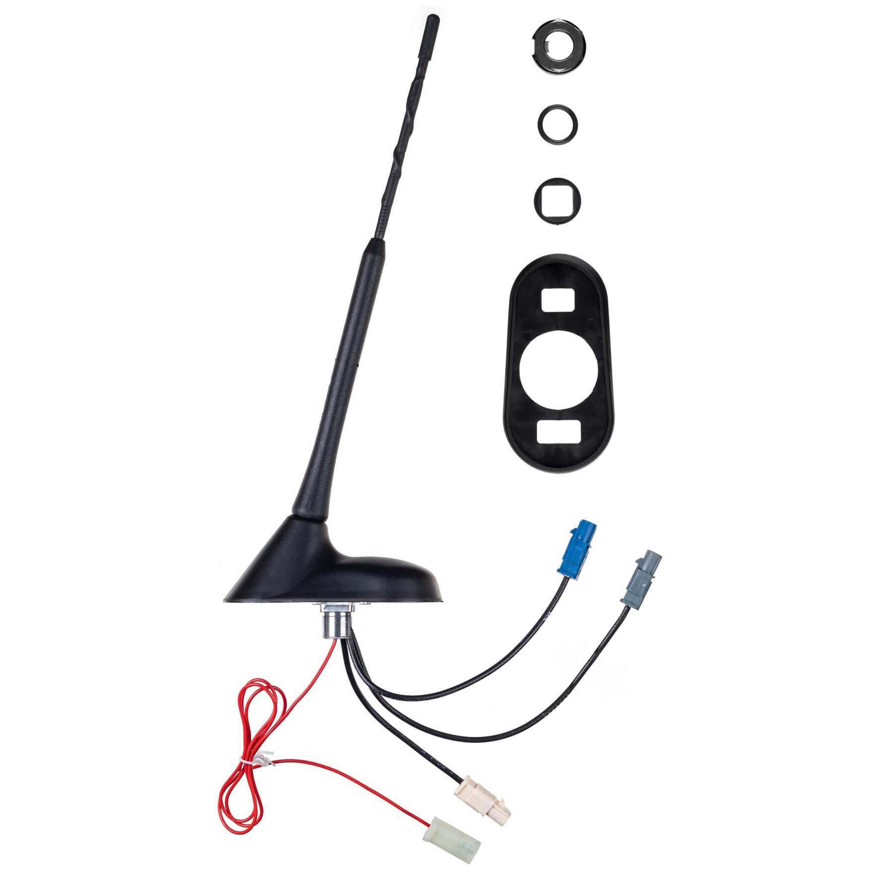 Active FM/DAB+/GPS Combi-Flex Roof Antenna, 12 V
