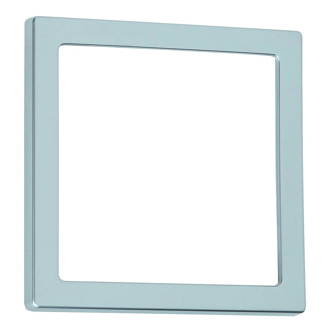 Abdeckrahmen chrom matt, 1-fach