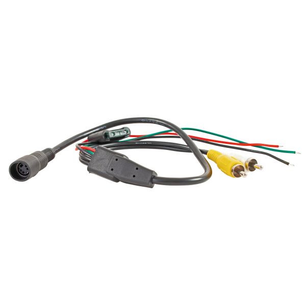 Caratec Adapter Monitor, 4-polige Kupplung auf Cinchstecker