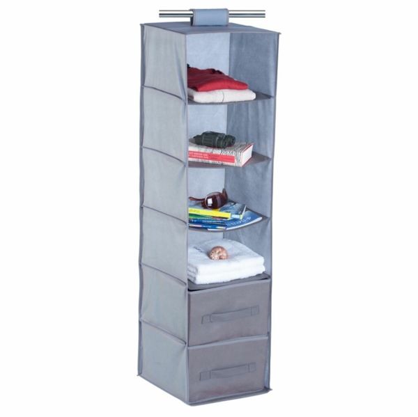 Hindermann hanging shelf with drawers