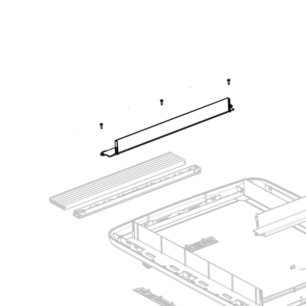 Dometic Midi-Heki cover for inner frame (ready to install) RAL 9001