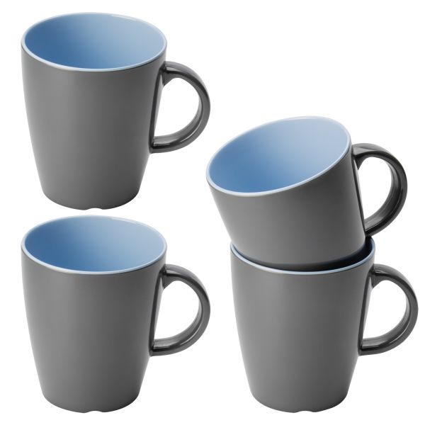 Gimex becher Vivid Line grau/blau