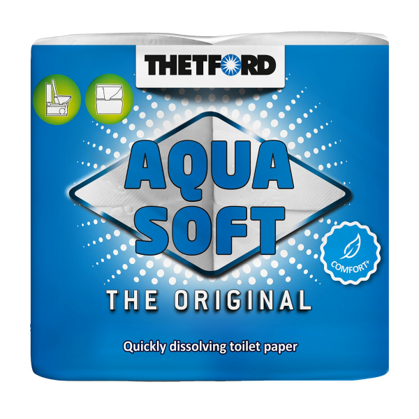 Thetford Toilettenpapier Aqua Soft 4er Pack