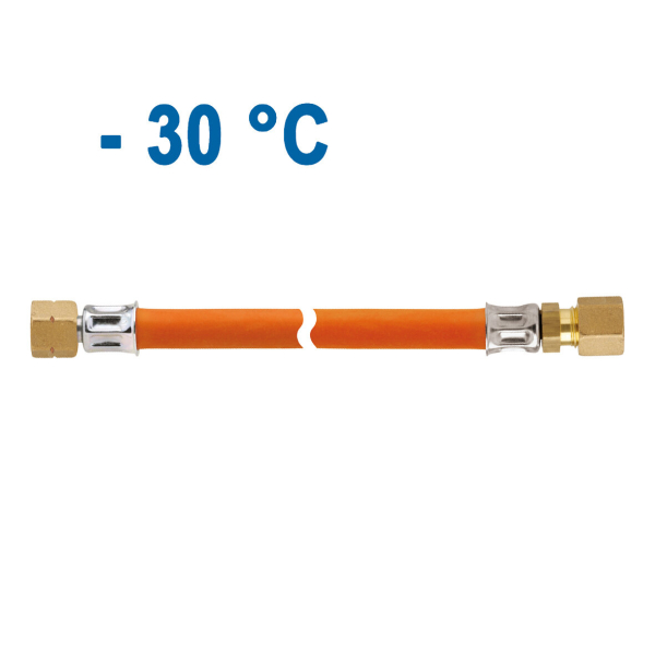 GOK Schlauchleitung Mitteldruck PS 10 bar G 1/4 LH-ÜM x RVS 8 SB