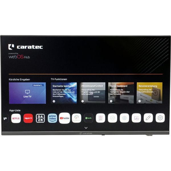 Caratec TFT-LED-Flachfernsehgerät mit webOS Vision Smart-TV