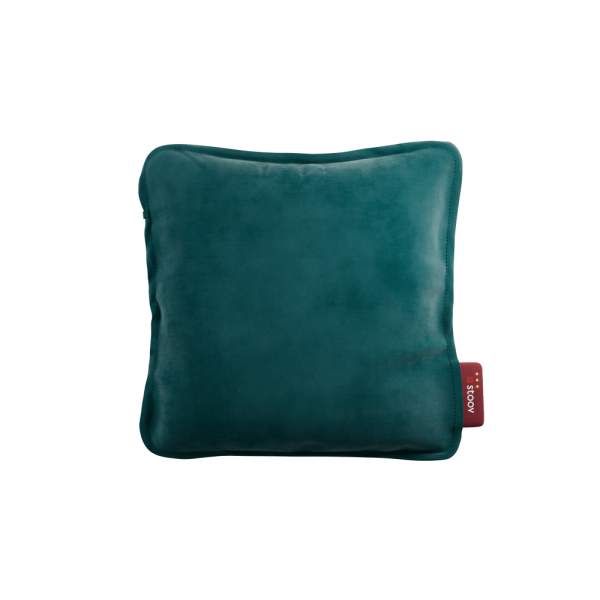 Wärmekissen Ploov Velvet - 45 x 45 CM, dunkelgrün