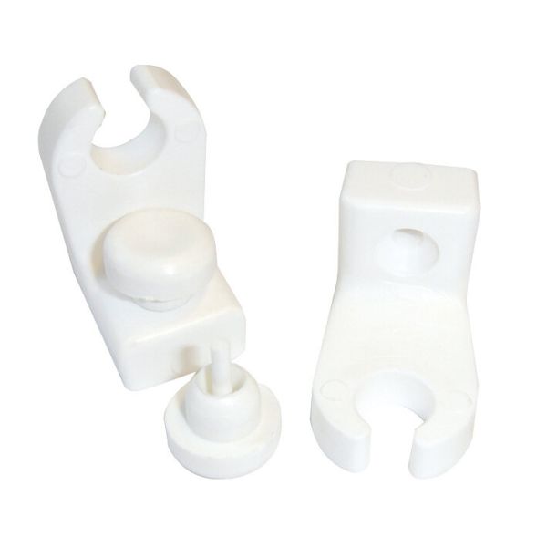 Heusser mounting kit white 2-piece SB