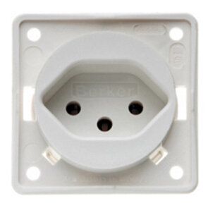 Berker Integro socket outlet Switzerland white matt, SB-packed